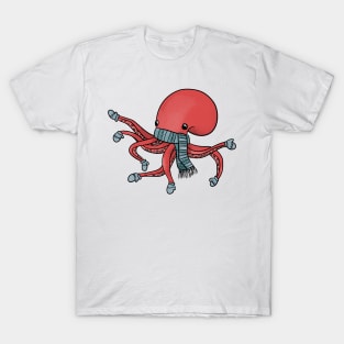 Winter Fun Octopus T-Shirt